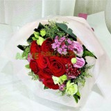 ARS002B - 紅玫瑰花束